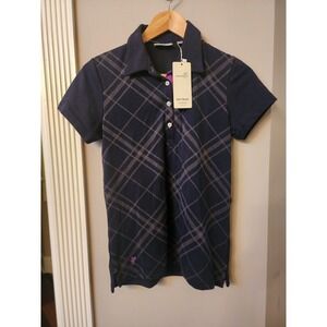 Ashworth Golf Polo Womens Ashworth Polo Shirt Tennis Black Medium New NWT